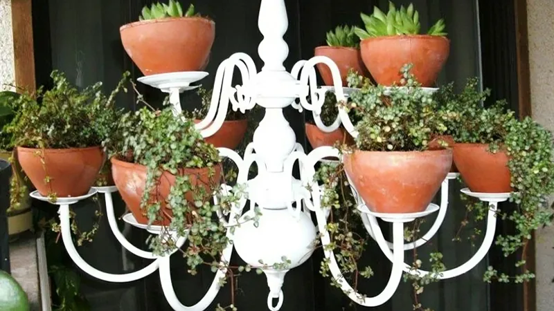 Chandelier Planters