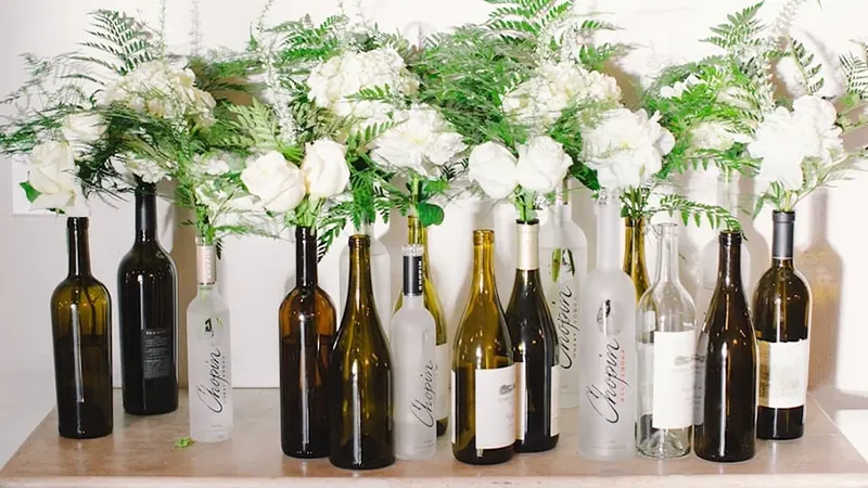 Wine Bottles Planterss