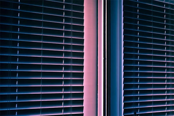 Home Space with Blinds