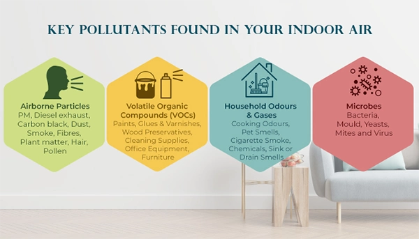 Key pollutants found in the home 