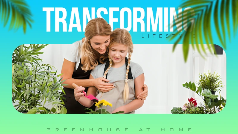 transforming lifestyle with greenhouse at home