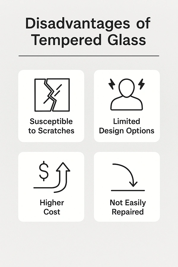 Disadvantages of Tempered Glass