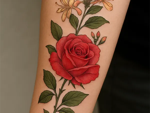 June Flowers Tattoo Image