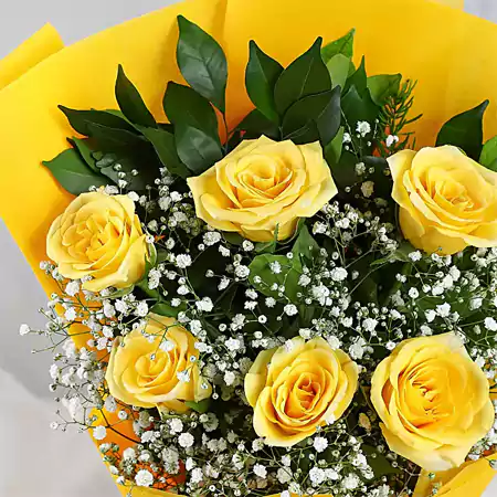 Yellow Rose Bouquet
