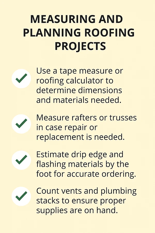 Measuring and Planning Roofing Projects