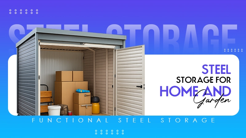 functional steel storage