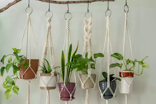 Macrame holders