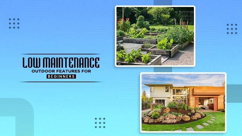 low maintenance outdoor features for beginners