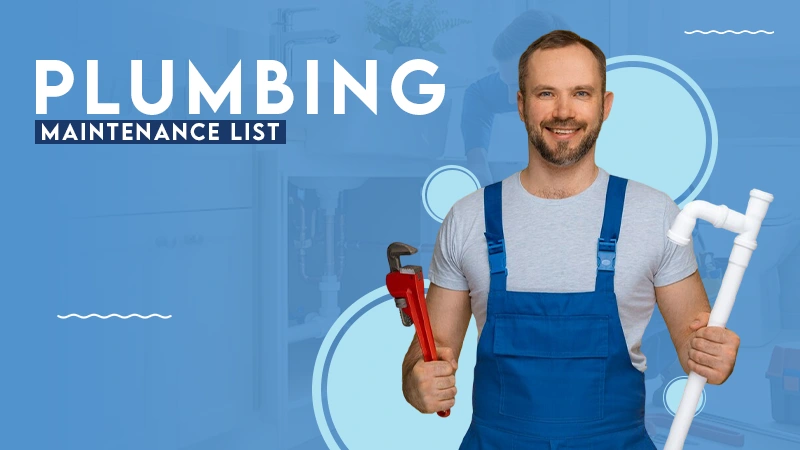 plumbing maintace list