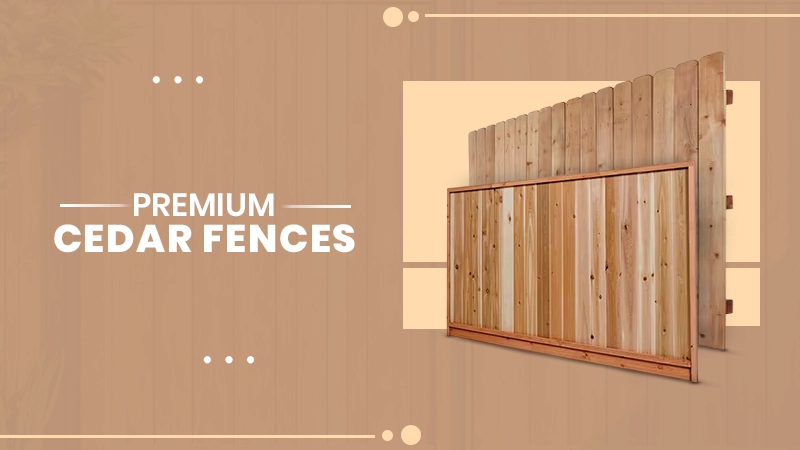 premium cedar fences