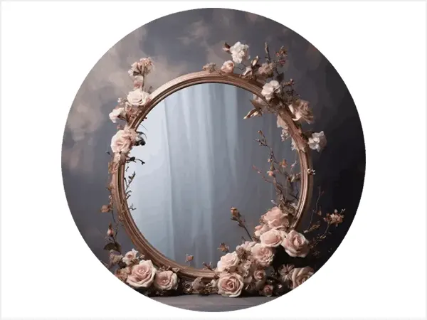 Floral Mirror
