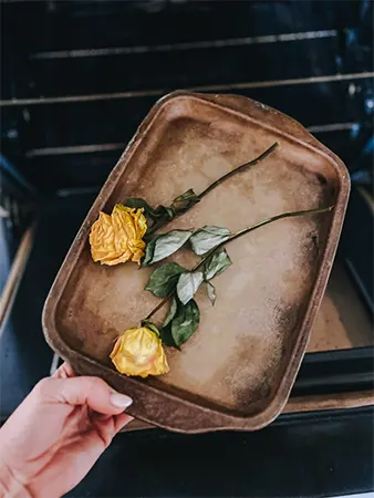 Oven drying