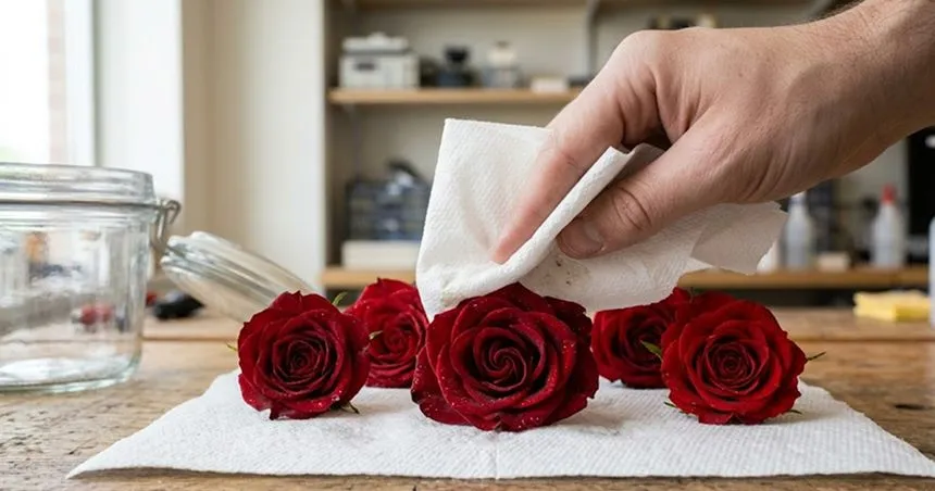 Remove excess moisture