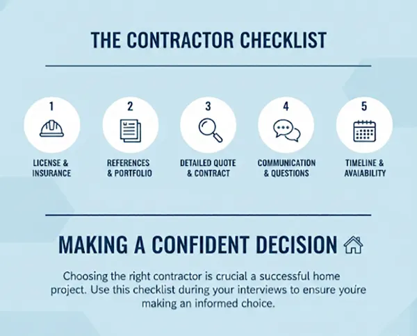 The contractor checklist