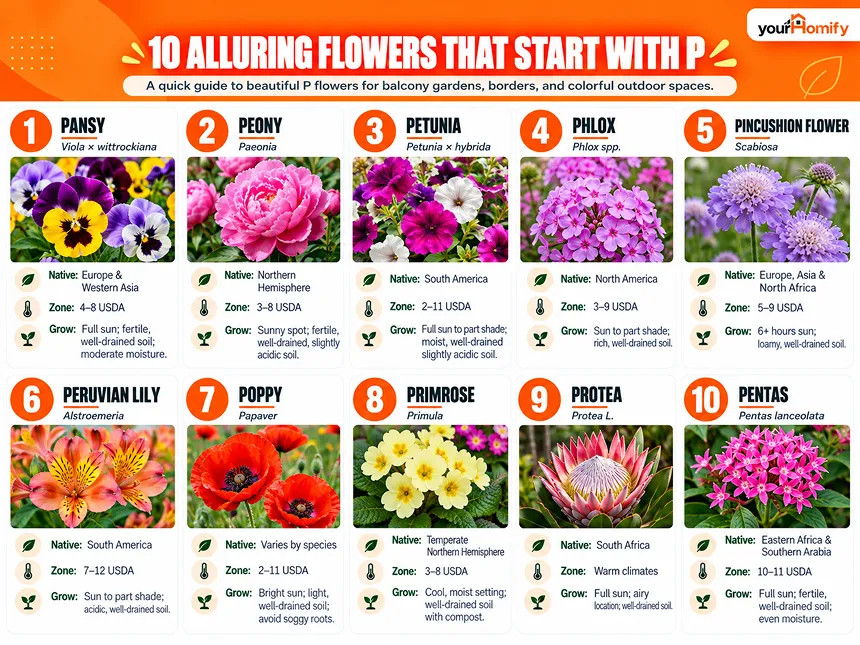 10 Alluring Flowers That Start With P