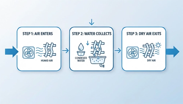 How dehumidification work