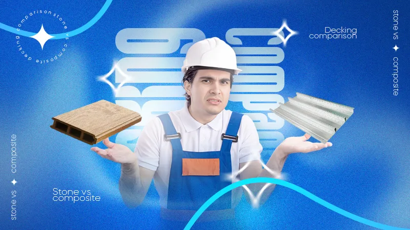 stone vs composite decking comparison