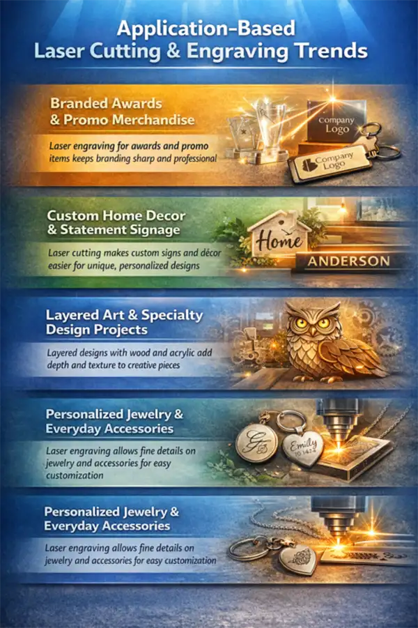 Laser cut uses