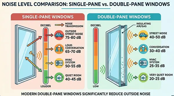 Sound decibel comparison