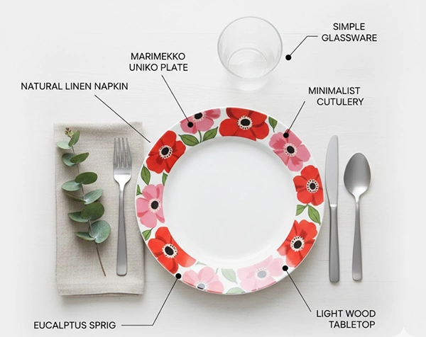  The Scandinavian place setting 