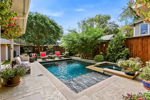 Backyard oasis