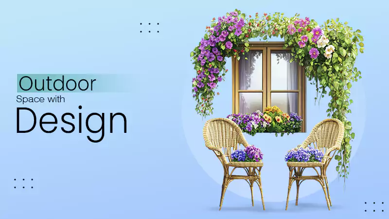 Outdoor Space with Design