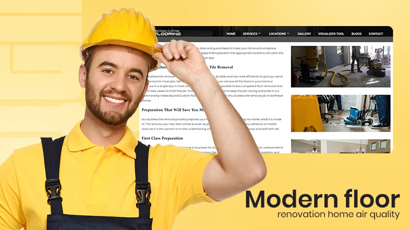 modern floor renovation