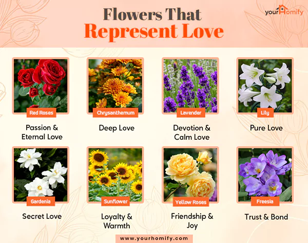 Flower Represents love
