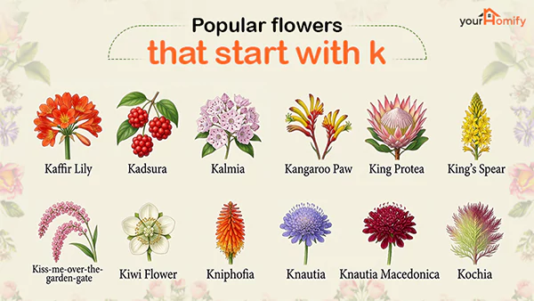 Flowers that start with K