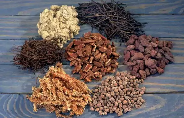 Potting mix for orchids