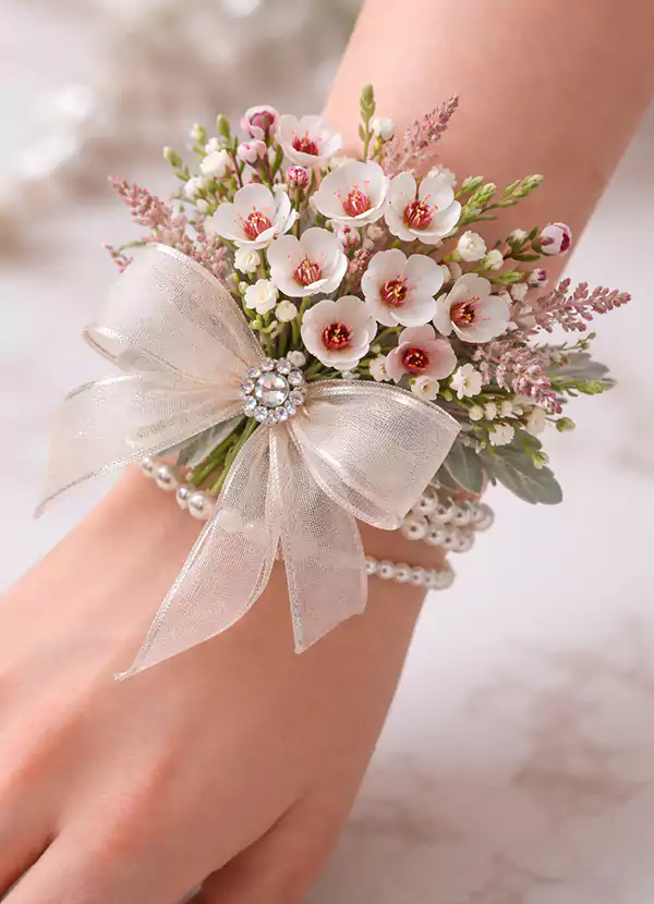 Wax Flower Corsage