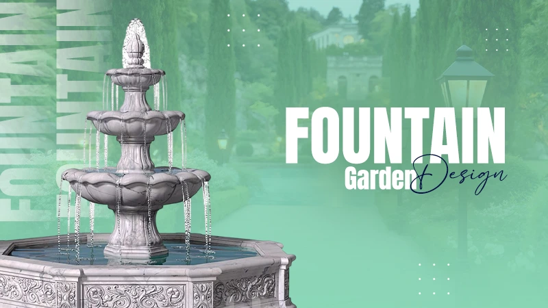 fountaim garden design