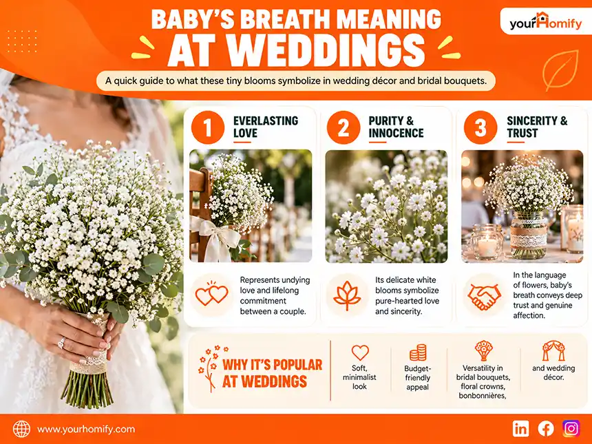 Baby’s Breath Meaning at Weddings