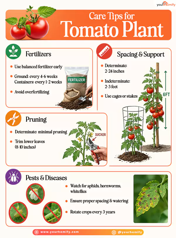 Care Tips for Tomato Plant