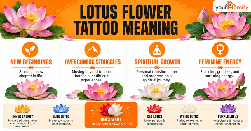 Lotus Flower Tattoo Meaning