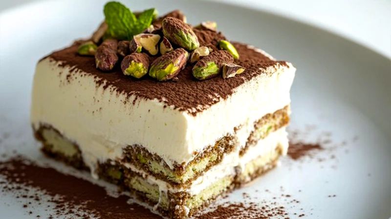 Pistachio Tiramisu
