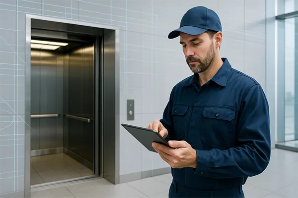 Safety inspection of an elevator