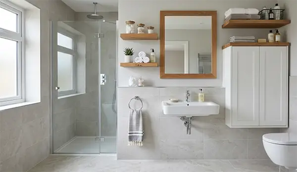 Use Wall-Mounted Shelves & Cabinets