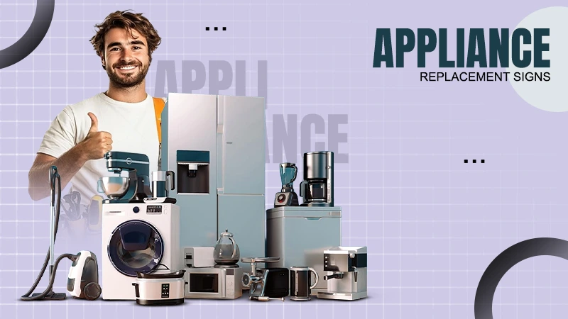 appliance replacement signs