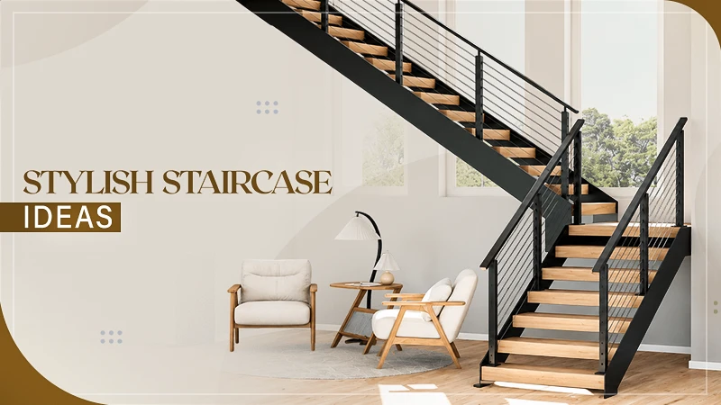 12 Modern Staircase Design Ideas for Stylish Indian Homes