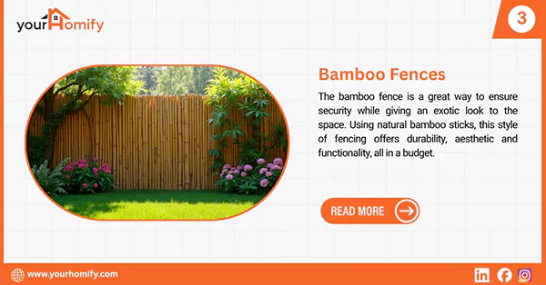 Bamboo fences