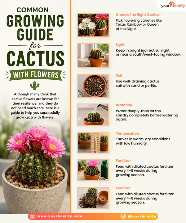Cactus flower care guide