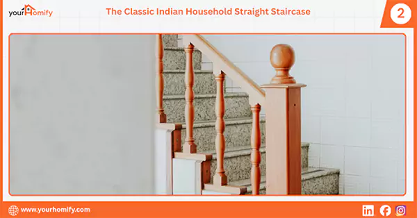 Classic Straight Staircase