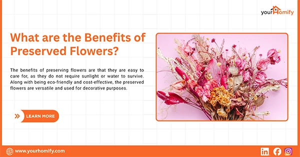 Dried flower bouquet