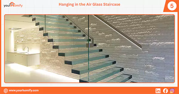 Floating Glass Staircase