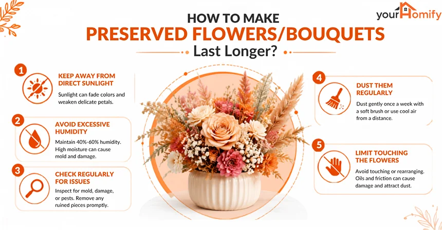 How to Make Preserved Flowers Bouquets Last Longer