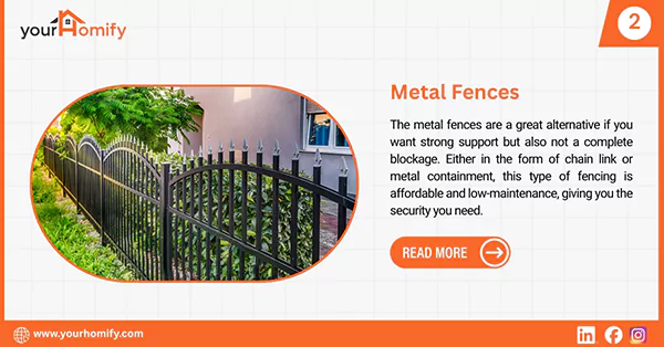 Metal fence