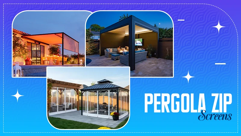 Pergola Zip Screens