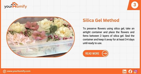 Silica-gel-preservation method