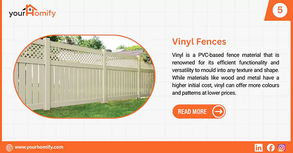 Vinyl fences